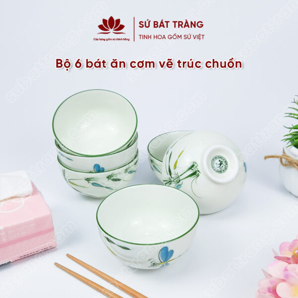 Bát ăn cơm cao cấp - Sứ Bát Tràng