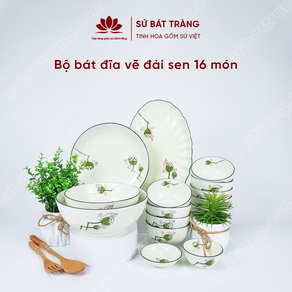 Bộ bát đĩa Bát Tràng có gì nổi bật? Mua chính hãng ở đâu?