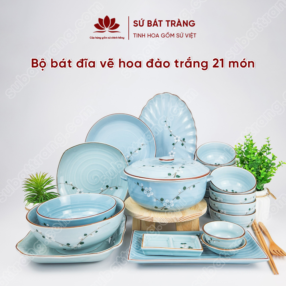 Bộ bát đĩa Bát Tràng có gì nổi bật? Mua chính hãng ở đâu?