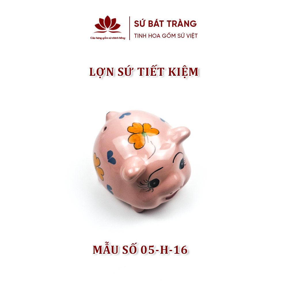 Lợn sứ tiết kiệm (Heo sứ tiết kiệm) - Chuẩn Sứ Bát Tràng - Ảnh 7