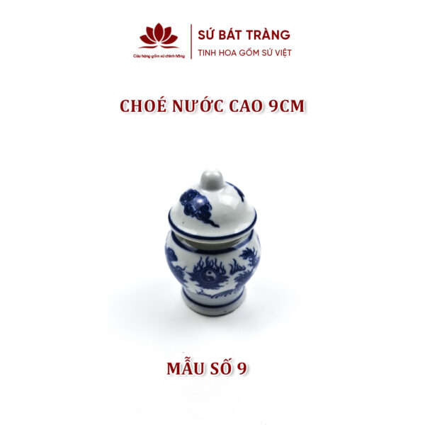 Choé nước ban thờ cao 9cm